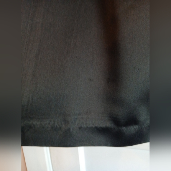 VTG Brooks Brothers 100% silk black skirt - 8 - Picture 5 of 6